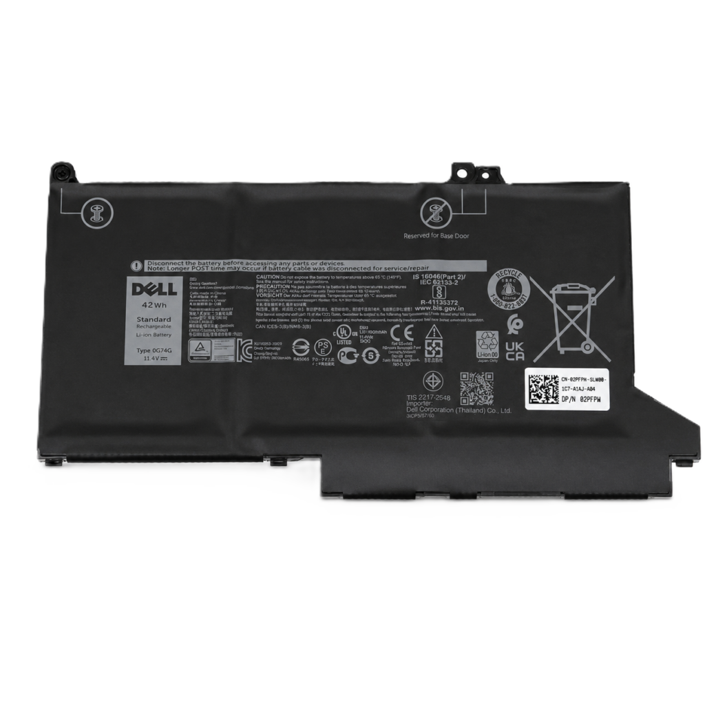 New Original Dell Battery 0G74G 60Wh 7.6V for Dell Latitude 5300 5310 7300 7400