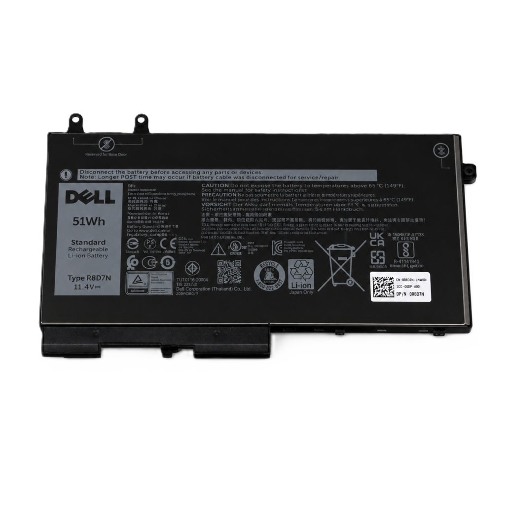 New Original Battery R8D7N 68Wh 7.6V for Dell Latitude 5300 5400 5500 & Precision 3540 3541