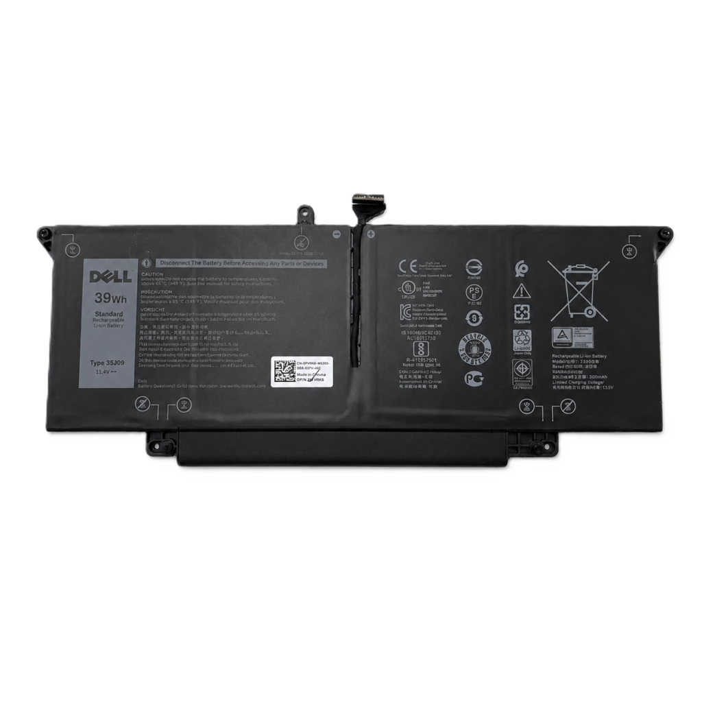 New Original Battery 35J09 39Wh 11.4V for Dell Latitude 7310 7410 & 2-in-1 Models